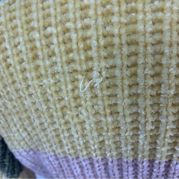 CLEARANCE -- Luv Lane XS Striped Chunky Knit Sweater – Fall Colours - Picture 10 of 10